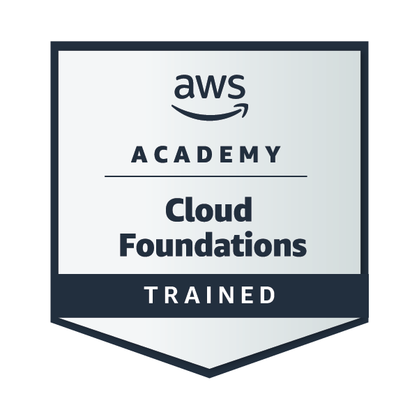 AWS Academy Cloud Foundations badge