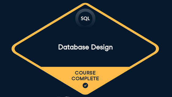 DataCamp Database Design badge